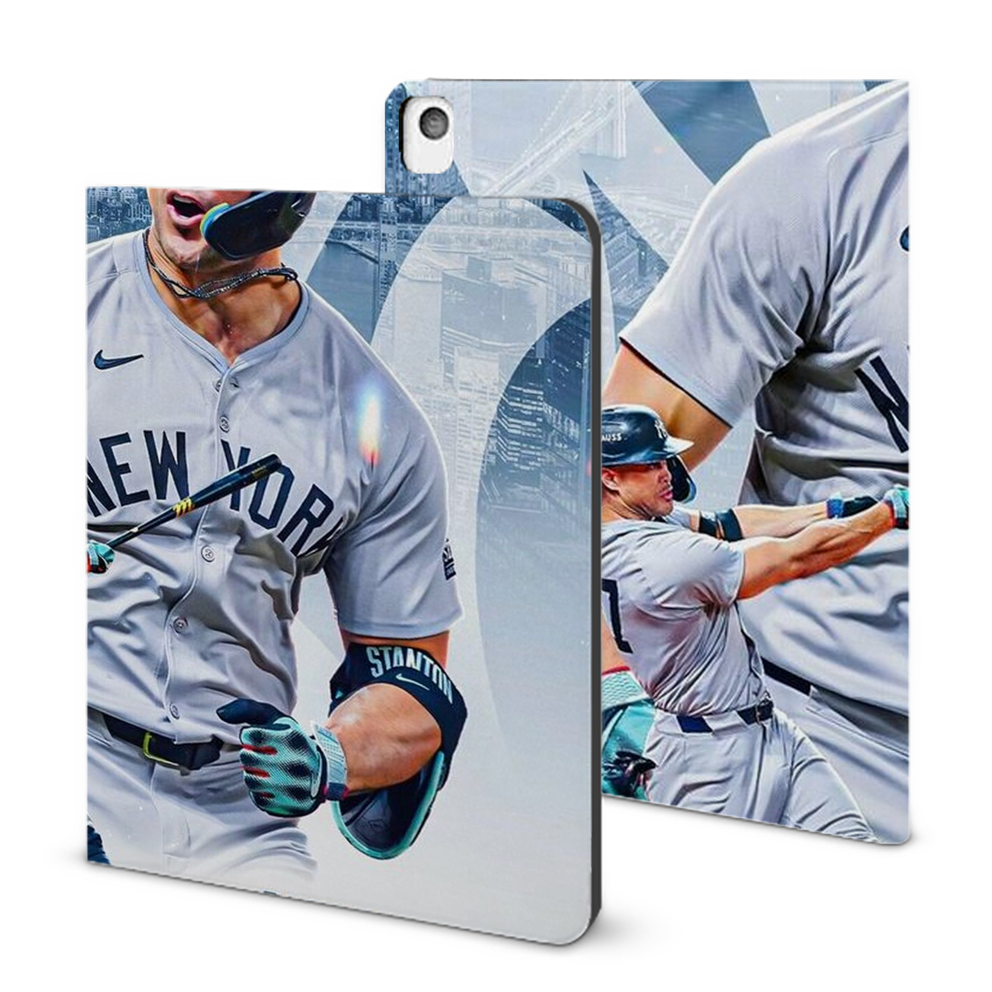 Giancarlo Stanton 24 IPad Book-Style Case With Pencil Slot – Slim PU & TPU Cover – Full Protection, Precise Fit, Water & Scratch Resistant